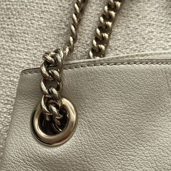 Gucci Soho Medium Leather Tote in Ivory - Picture 14 of 16